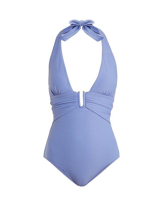 Portinatx halterneck U-bar swimsuit展示图