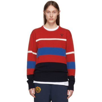 Multicolor Stripe Rugby Sweater