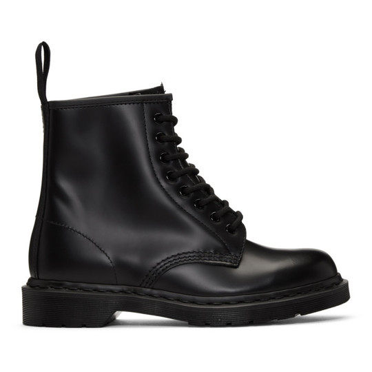 Black 1460 Mono Lace-Up Boots展示图