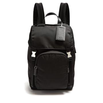 Front-pocket nylon backpack