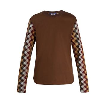 X Carhartt diamond-jacquard long-sleeved T-shirt