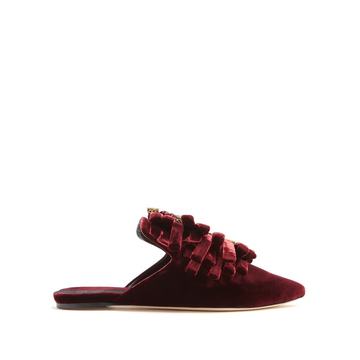 Drina velvet slipper shoes