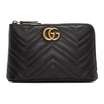 Black GG Marmont 2.0 Pouch