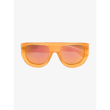 White and Orange Ines Sunglasses