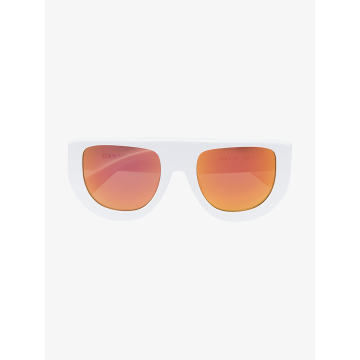 White and Orange Ines 2 Sunglasses
