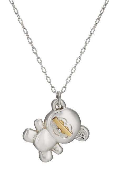 Teddy Bear Pendant Necklace展示图