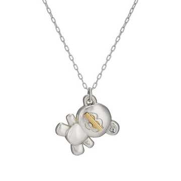 Teddy Bear Pendant Necklace