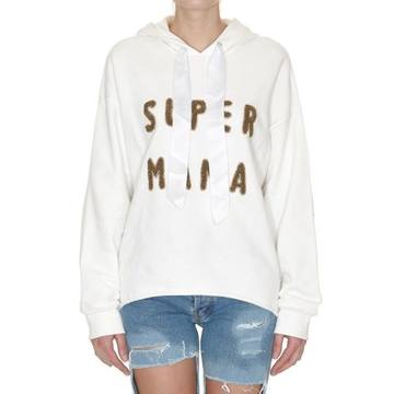 Forte Couture Super Mama Cropped Sweatshirt