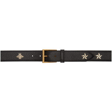 Black Bees & Stars Belt