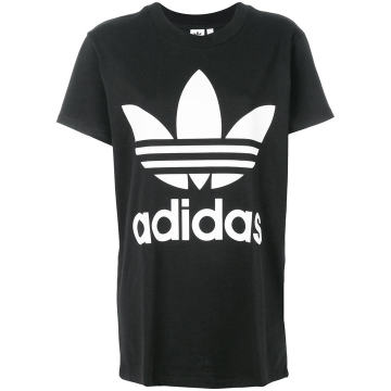 Adidas Originals Trefoil印花超大款T恤