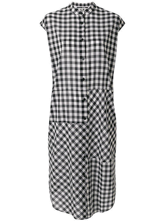 Gingham shirt dress展示图