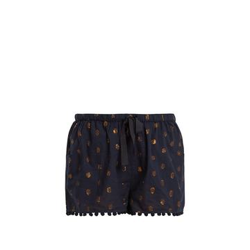 Maja polka-dot jacquard cotton-blend shorts