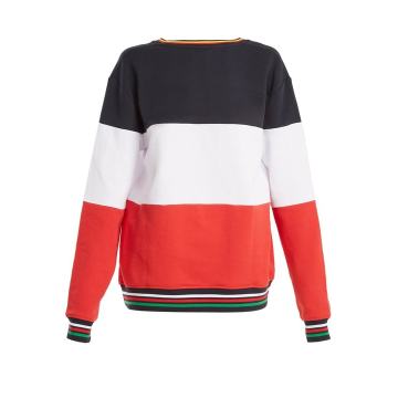 Colour-block cotton-jersey sweatshirt