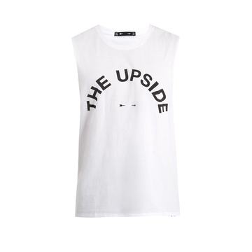 Big Logo crew-neck cotton tank top