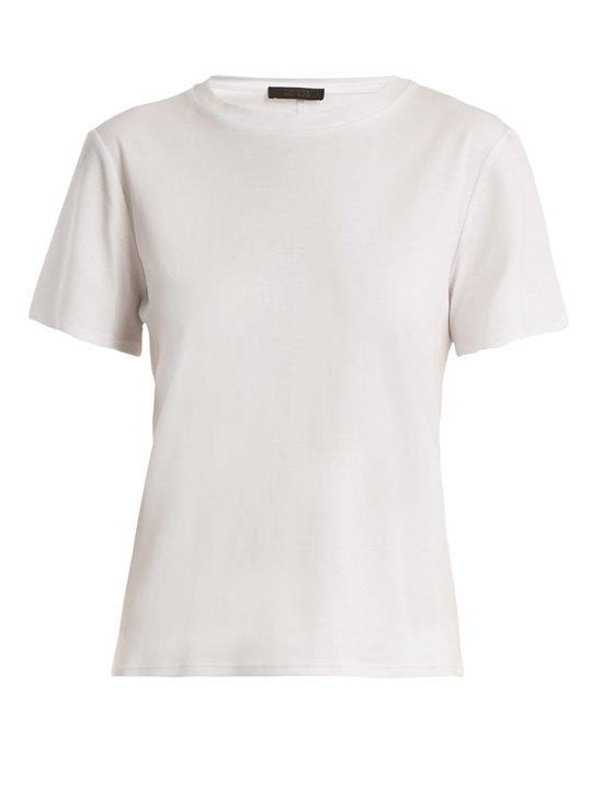 Wesler short-sleeved cotton-jersey T-shirt展示图