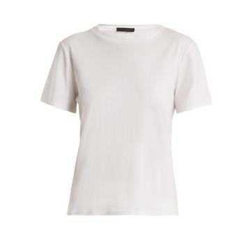 Wesler short-sleeved cotton-jersey T-shirt