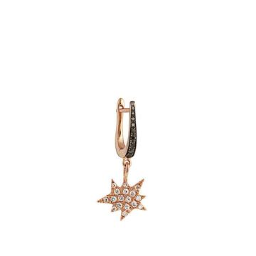 Diamond & rose-gold Explosion single earring