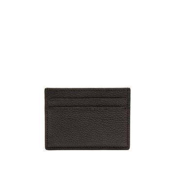 Micro-Rockstud leather cardholder