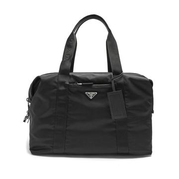 Logo-jacquard nylon holdall