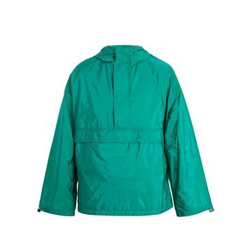 Hooded lightweight jacket