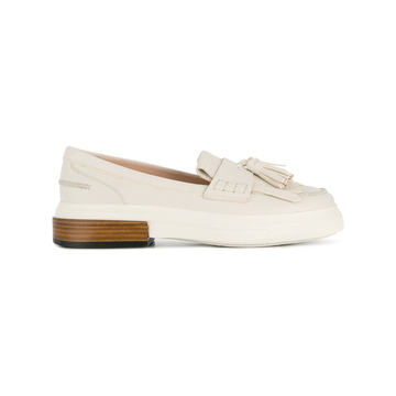 tasselled flatform loafers