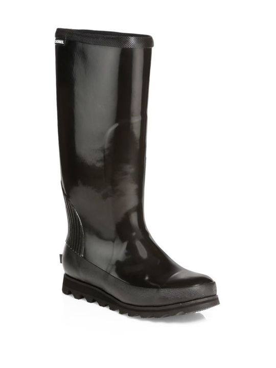 Joan Glossy Tall Rain Boots展示图