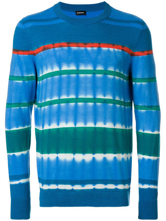 tie-dye stripe sweater展示图