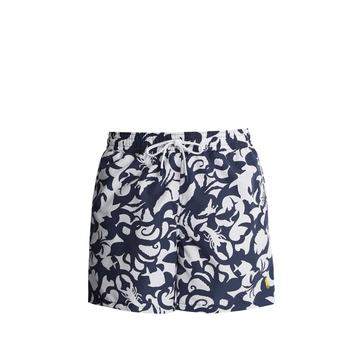 Underwater-print swim shorts