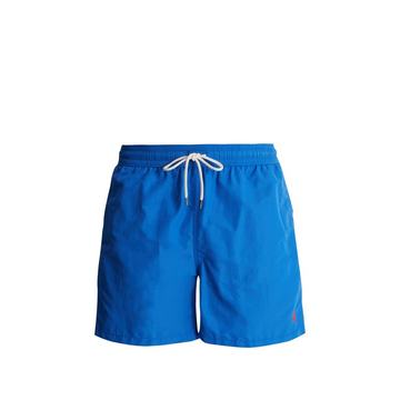 Logo-embroidered swim shorts