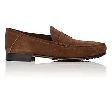 Suede Penny Loafers