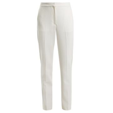 Colwyn slim-leg stretch-crepe trousers