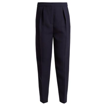 Surikov high-rise peg-leg trousers