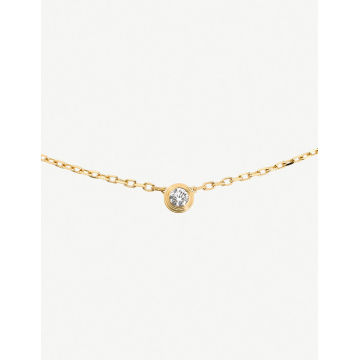 Diamants Légers de Cartier 18 ct 黄金和钻石项链
