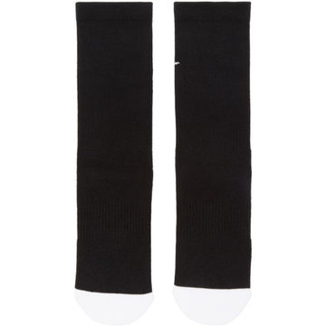 Two-Pack Black & White'Just Do It' Socks