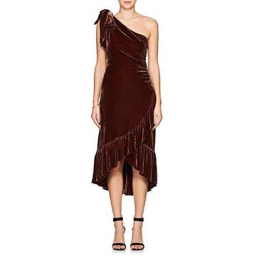 Elisa Velvet Midi-Dress