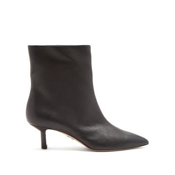 Mangold grained-leather ankle boots