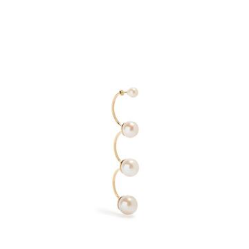 Pearl & yellow-gold single earring Pearl & yellow-gold single earring