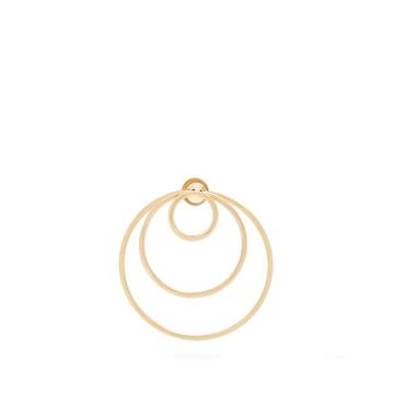 Yellow-gold hoop single earring