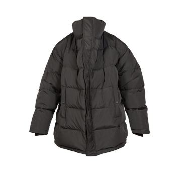 Quilted-down ripstop parka