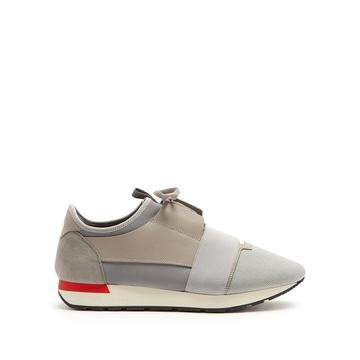 Race Runner low-top panelled trainers