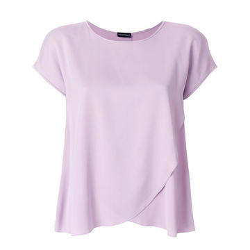 silk draped T-shirt