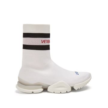 X Reebok high-top sock trainers
