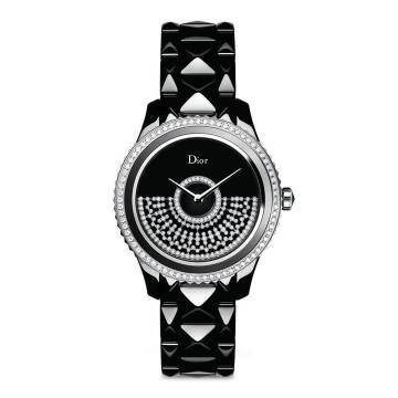 Dior VIII Grand Bal Diamond, Black Mother-Of-Pearl, Black Ceramic &amp; Stainless Steel Automatic Bracelet Watch