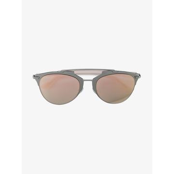 Metal Frame reflective lens sunglasses