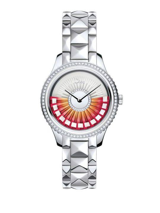 Dior VIII Grand Bal Limited-Edition Diamond &amp; Stainless Steel Bracelet Watch展示图