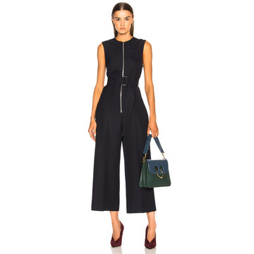 Sleeveless Cropped Jumpsuit