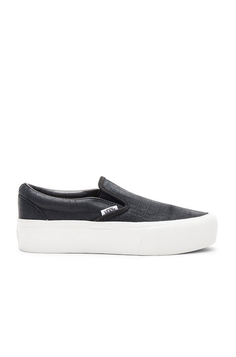 Embossed Classic Slip-On Platform展示图