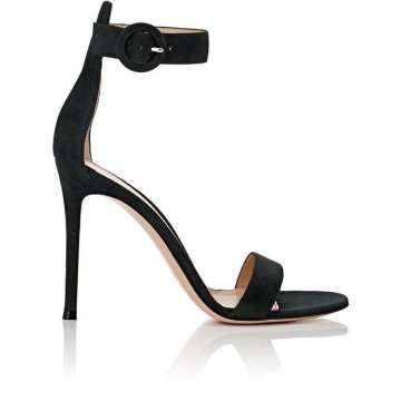 Portofino Suede Ankle-Strap Sandals