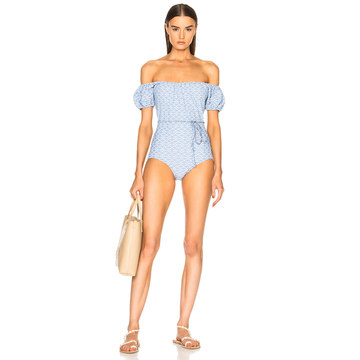 Leandra Two Tone Swimsuit