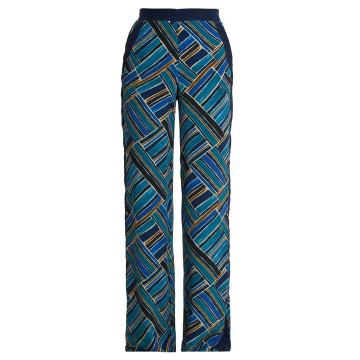 Painted Jasmin graphic-print wide-leg trousers